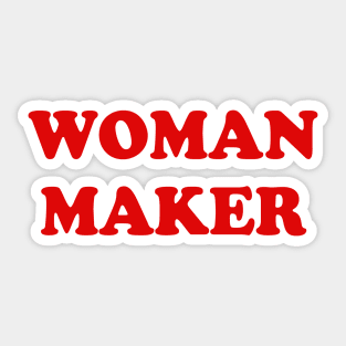 WOMAN MAKER Sticker